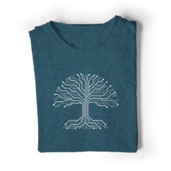 Digital Tree Roots Unisex T-Shirt