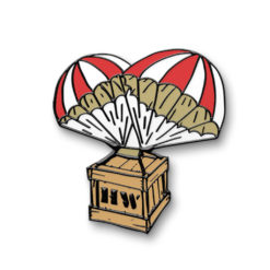 Supply Drop Crate Enamel Pin